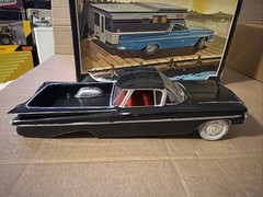 Vintage AMT ’59 EL Camino Camper Model 1/25 Scale Built Missing Rare Read