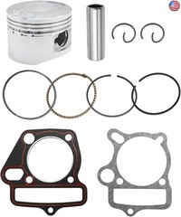Anxingo 52.4mm Aluminum Cylinder Big Bore Kit with Piston Kit and Gaskets,