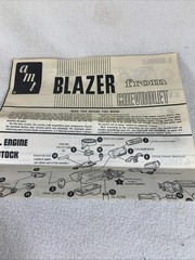Vintage 1970’s AMT Chevy Blazer T336 Plastic Model Kit “built/parts”