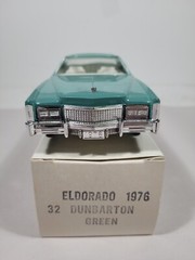 JoHan 1976 Cadillac Eldorado Dunbarton Green Dealer Promo Car Original Box