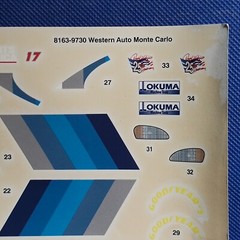 NASCAR 🌟 Decals Western Auto Chevy 1:25 Scale 1000s Model Car Parts 4 Sale AMT