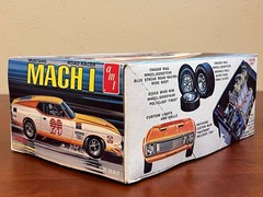 Vintage AMT ’73 Ford Mustang Mach 1 Road Racer 4-n-1 Model Kit T425 1/25 Scale