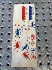 D34. Fred Cady | No. 502 | 1:25 Paint Splashes Decals 1/25 Scale