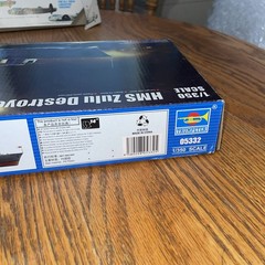 Trumpeter 1/350 05332 HMS Zulu Destroyer 1941- LOOK -Started & Ready To Finish !