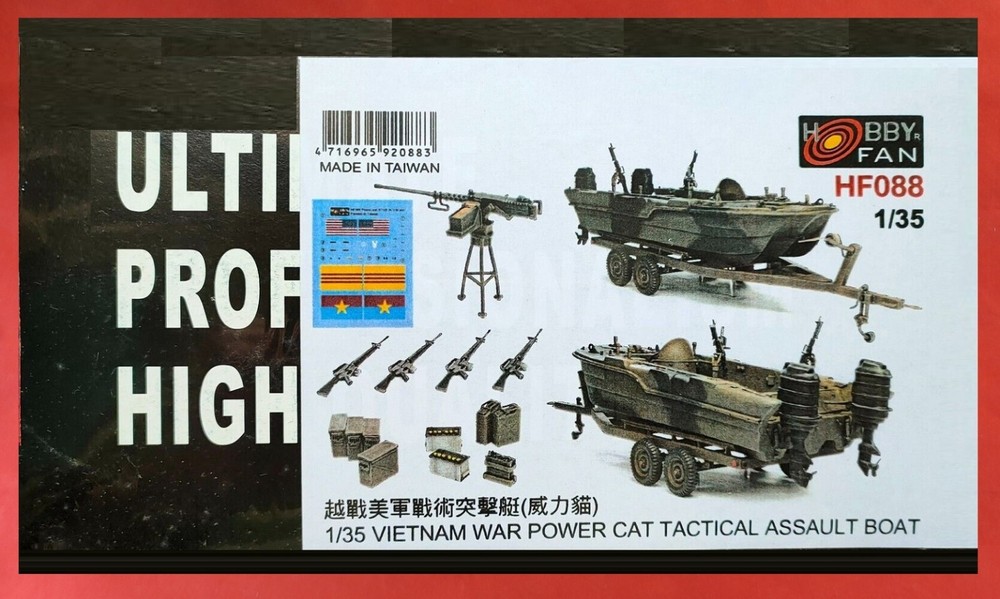 AFV Hobby Fan HF088 1/35 Vietnam War Power Cat Complete Resin Model Kit