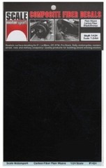 Scale Motorsport 1/24 Comp. Carbon Fiber Plain Weave Black on Pewter 1424 x