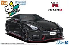 Aoshima 1/24 Snap Car Kit Nismo Nissan GT-R R35 2017 Meteor Flake Black Pearl