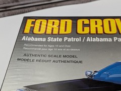 Lindberg Ford Crown Victoria State Trooper Alabama Police Car Model Kit Sealed