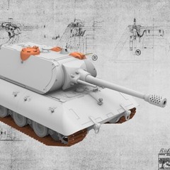 Amusing Hobby 35A046 1/35 German Super Heavy Tank E-100