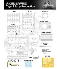 VESPID MODELS VS720018 1/72 German Tiger I Early Production