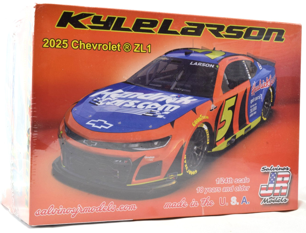 Salvinos JR Models “Throwback” Kyle Larson 2025 Chevy Camaro ZL1 1/24 Car Kit