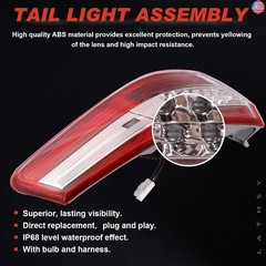 Tail Light Outer Compatible With 2010 2011 Toyota Camry Left Driver Side