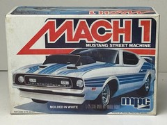 MPC #0805, 1973 Ford Mustang Mach 1 Model Kit with Box