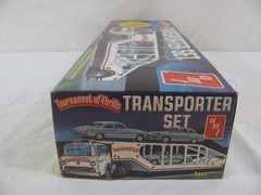 1972 AMT 1/25 Tournament of Thrills Transporter Set Ford C-900 w/ 5 Car Trailer