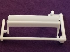 1991 Chevy S-10 Lowrider REAR AERO PANEL from Revell 1:25 Model Kit 91 Chevrolet