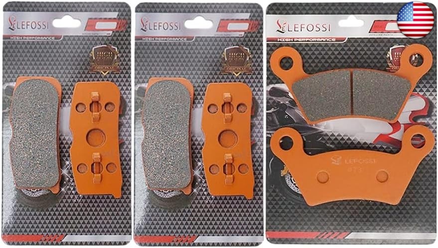Front and Rear Brake Pads Compatible with for can am Spyder RS RS-S RT RT-S ST