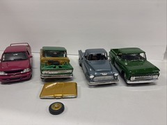 Lot Of 4 BUILT Model Cars Trucks NICE Lot#024 Chevy