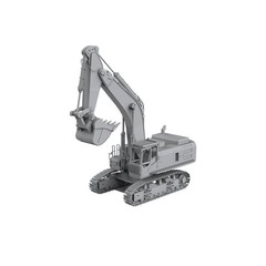 1/72 Miniature Military Scenery Crawler Excavator Construction Vehicle Digger