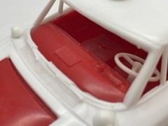 1964 Ford (sort of) Police 2door Hardtop 1/25 GAY TOYS Red/White Plastic Coaster