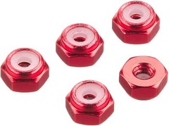 Grade Up parts series No.493 2 mm Nut ( Red 5 Sets)