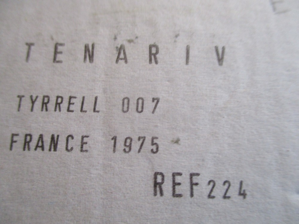 🏁Tenariv Mounting Kit 1/43 – F1 TYRRELL 007 FRANCE 1975 MORE LISTED 🏁RESIN