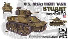 AFV Club 1/35 AF35053 WWII US M3A3 STUART Light Tank