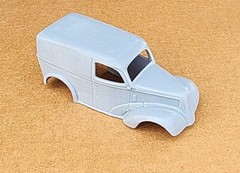 ABS-LIKE 3D RESIN PRINTED 1/25 1951 ANGLIA THAMES PANEL VAN GASSER DRAG BODY