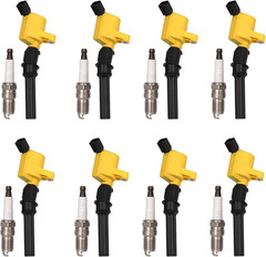 Set of 8 DG508 Ignition Coils and SP479 Spark Plugs for 5.4 V8 1998 1999 2000…
