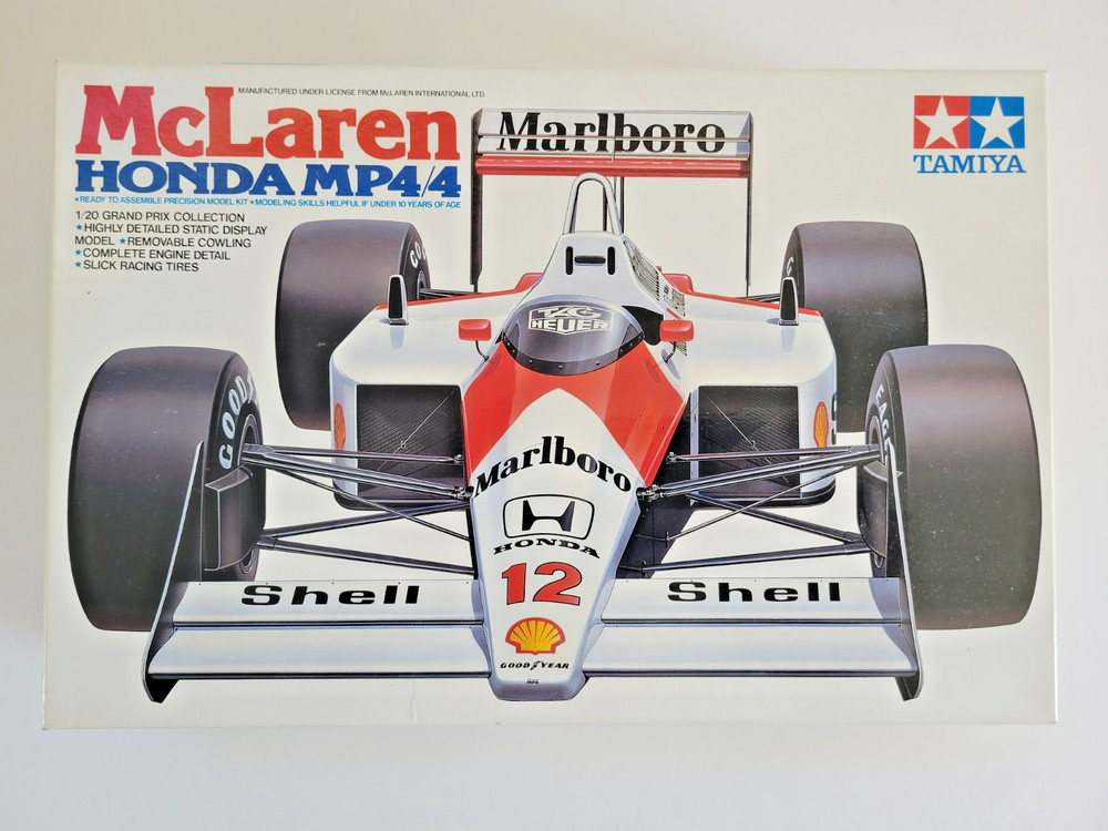 Tamiya 1988 McLaren F1 Honda MP4/4 Ayrton Senna 1:20 Formula One Model #20022