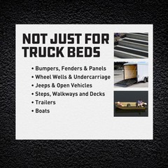 Herculiner 15oz Spray Truck Bed Liner Black Textured 6-7 sq ft