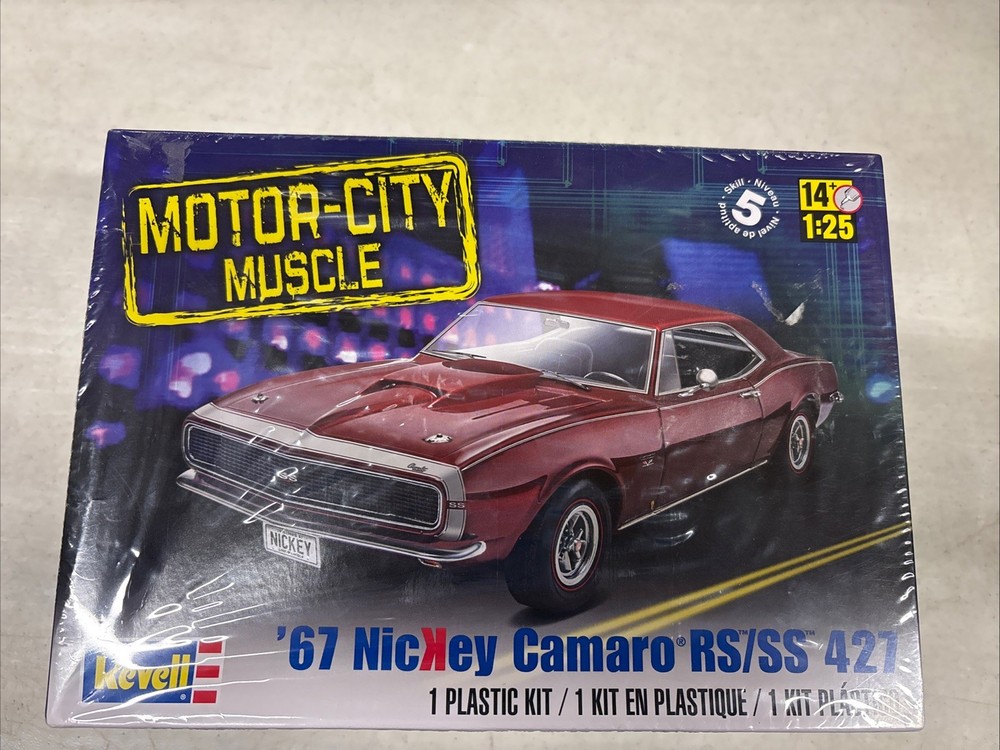 Revell Motor City Muscle 1967 Nickey Camaro RS/SS 427 1/25 Factory Sealed