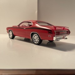 1971 Plymouth Duster 340 Six Pack 1/25 Built Model Car ￼