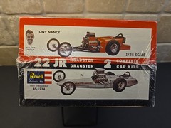Revell, Tony Nancy, 22 JR Roadster/Dragster, 2 car kits, 1/25 !!Factory Sealed!!