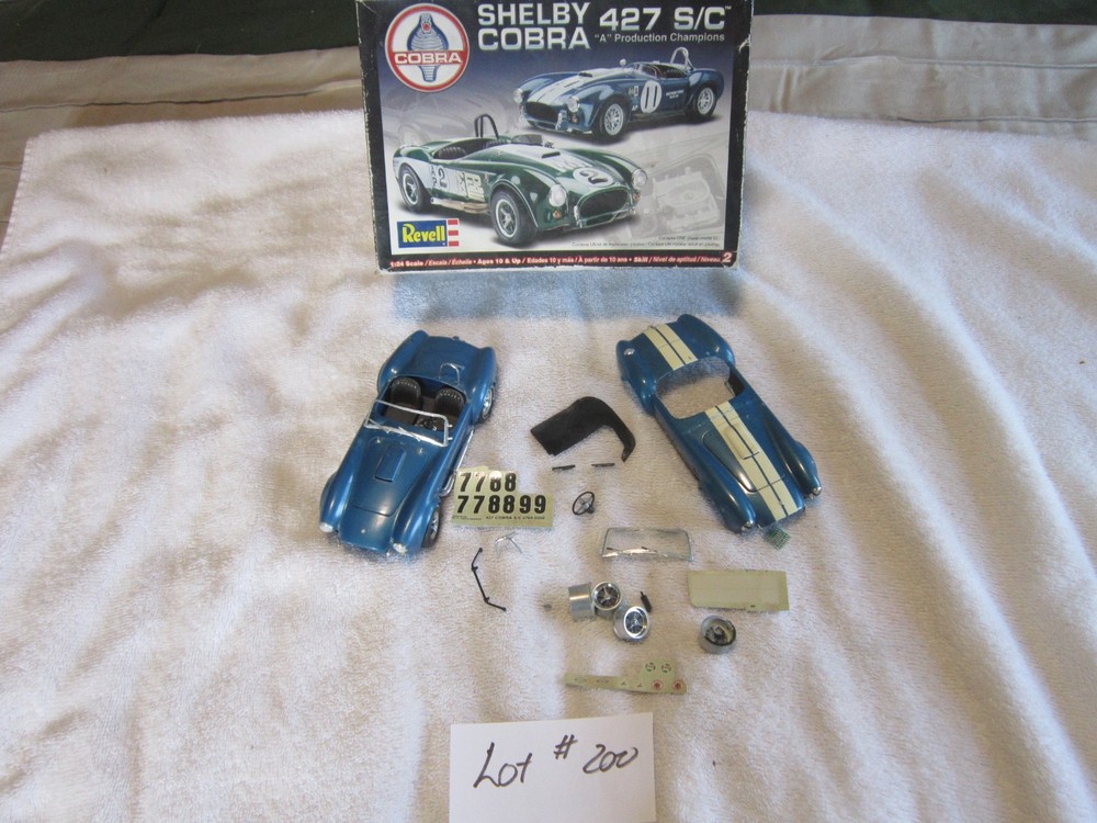 REVELL SHELBY 427 C/C COBRA JUNKYARD MODEL KIT LOT #200