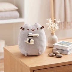 Gray Cat Sushi Plush Toy Soft Decorative Cushion