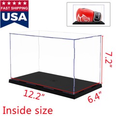 US 12.2″ Self-Install Acrylic Plastic Display Box Showcase Protection Dustproof