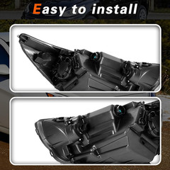 Headlights Assembly Replaces 921011R710 921021R710 Compatible with 2015 2016 201