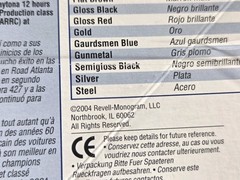 Vintage 1/24 REVELL MONOGRAM SHELBY COBRA 427 S/C with RACE OPTIONS SEALED 2004