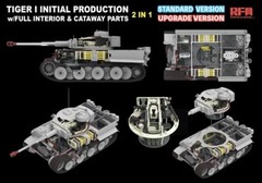 RYEFIELD MODEL RM-5131 1/35 Tiger I Initial Production w/Interior – Upgrade Ver.
