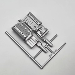 LS 1/16 Morgan Plus 8 Parts Kit Bash Engine Motor Halves