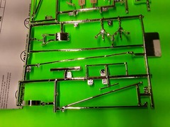 Mongoose 1957 57 Chevy Bel Air 1/24 Funny Car Frame Chassis Rear End Roll Cage