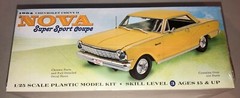 Moebius 1964 Chevrolet Chevy II Nova Super Sport Coupe 1:25 scale model car kit