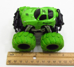 Snap-on green #5 Monster Toy Car Truck Plastic