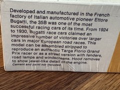 Monogram The Classic Bugatti 1/24 8205 Model Kit-UnOpened Original Cellophane