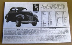 JUNK YARD PARTS STASH, FOR 1940 FORD COUPE, LOTS OF CHROME