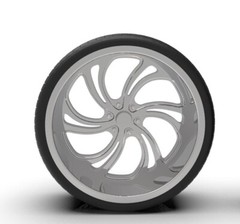 1:64 Helix 26″ Deep And Shallow Wheels/Pro tires. Truck Not Included. 3D Printed
