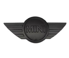 Silver Black Mini Cooper Rear Emblem Badge New OEM 51147026186 02-17 FAST SHIP