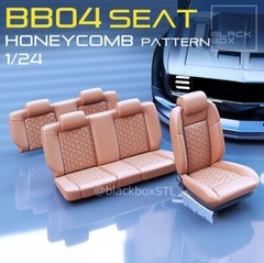 1:25-1:24 Scale Resin HoneyComb Pattern Bucket seat and rear set upgrade set