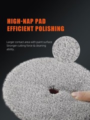 Buffing Polishing Pads Spta 7Pc 6.5 Inch Face For 6Inch 150Mm Backing Plate