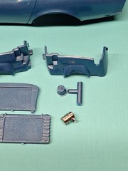 Revell AMT Ertl Monogram MPC 1/25 Model Part 1969 Corvette Body Kit Motion